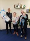 Staś z rodzicami i bratem Jasiem - pierwszy chłopczyk urodzony w 2024 roku w Gminie Brzeszcze