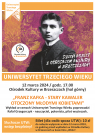 12 marca - wykład - Franz Kafka - stary kawaler otoczony młodymi kobietami