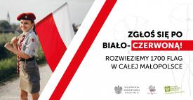 1700 flag na 17. rocznicę Święta Flagi Rzeczypospolitej Polskiej