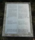 tablica informacyjna na Brytyjski Cmentarz Wojenny w Krakowie