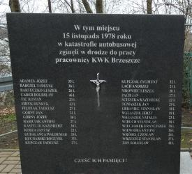 Wilczy Jar: 43. rocznica tragicznego wypadku górników KWK "Brzeszcze"