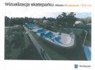 Wizualizacja skateparku - Park Miejski w Brzeszczach