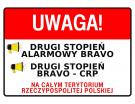 Stopnie alarmowe BRAVO i BRAVO–CRP - obowiązują na terenie całego kraju