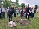 spotkanie w Urzędzie Gminy oraz posadzenie drzewa przyjaźni- 29.05.2025