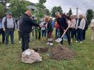 spotkanie w Urzędzie Gminy oraz posadzenie drzewa przyjaźni- 29.05.2025