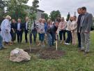 spotkanie w Urzędzie Gminy oraz posadzenie drzewa przyjaźni- 29.05.2025