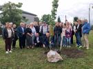 spotkanie w Urzędzie Gminy oraz posadzenie drzewa przyjaźni- 29.05.2025