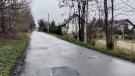 Ul. Leśna - stan przed przebudową 