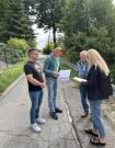 ul. Kacza - przekazanie placu budowy w celu odbudowy drogi wraz z odbudową mostem (lipiec 2025)