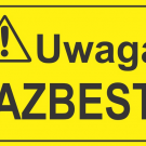 Informacja dla użytkowników wyrobów zawierających azbest