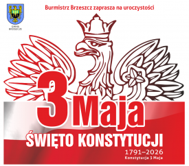 Zaproszenie na obchody Święta Konstytucji 3 Maja