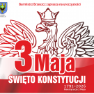 Zaproszenie na obchody Święta Konstytucji 3 Maja